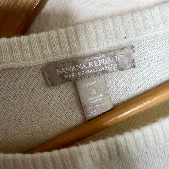 Banana Republic Wool Cashmere Blend Gray Beige Colorblock Dress Small - Picture 2 of 10